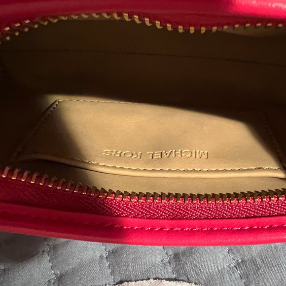 Michael Kors Womens Belt Bag Fanny Pack MK Signature dark pink Sz-Large/xl - Picture 3 of 13